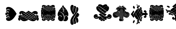 Black Ornaments font preview
